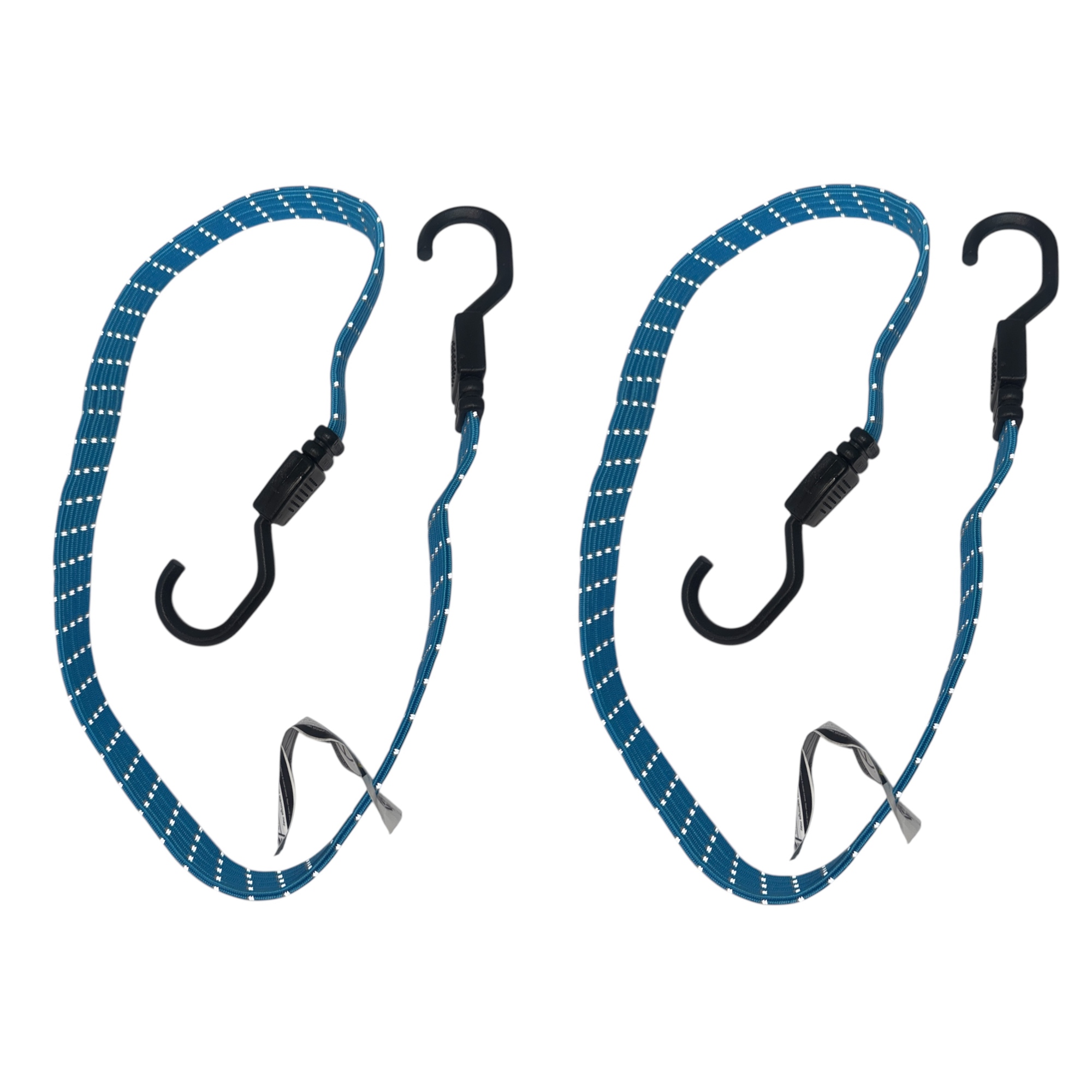 Kuma, 36in. Flat Bungee 2pk - Reflective, Coated Hooks, Straps (qty.) 2 Model# GF0236-R